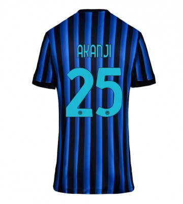 Inter Milan Manuel Akanji #25 Hjemmebanetrøje Dame 2025-26 Kortærmet